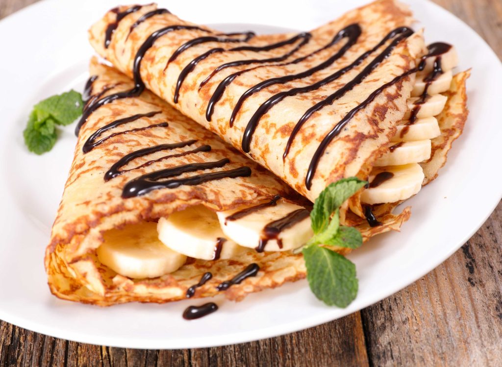 Crepe a domicílio doce